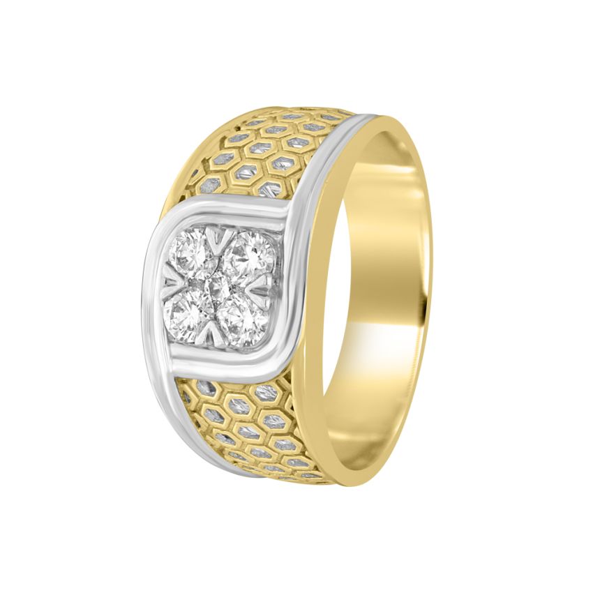 Buy Men's Yellow Gold Finger Ring MRG16001 Online at