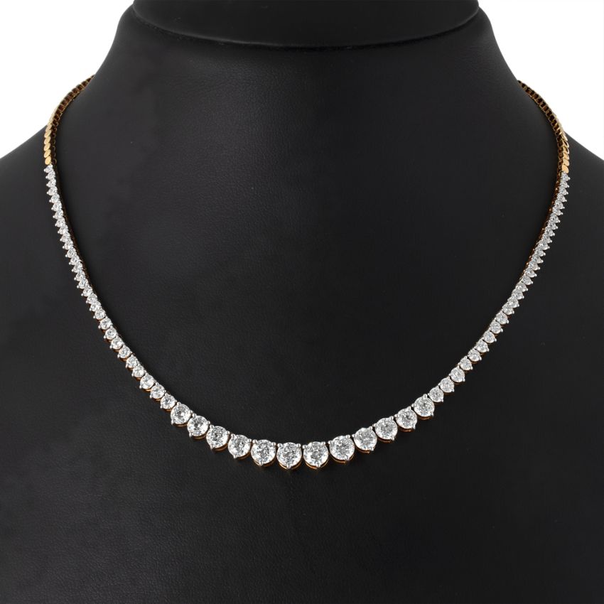 Buy 18KT Yellow Gold and Diamond Crown Star Necklace ONK18001