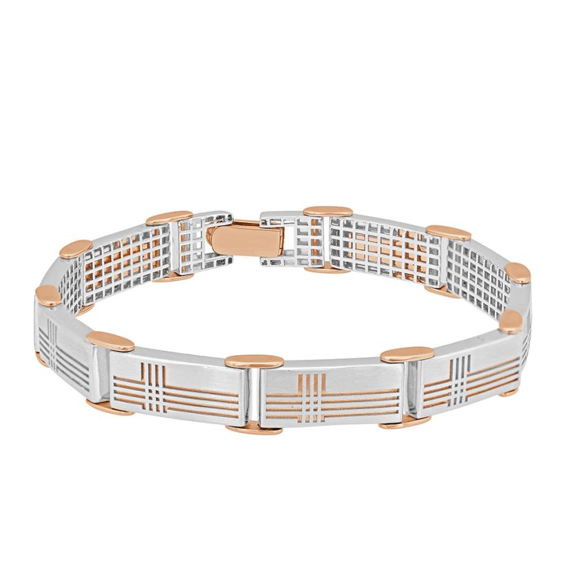Buy Solid 950P Platinum Bracelet for Men PBR21005-D000OED Online