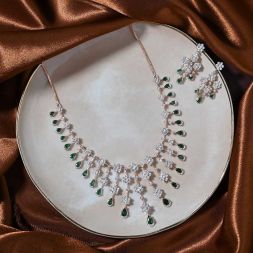 Blossom Radiance Floral Necklace Set