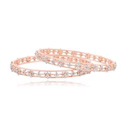 Everlasting Grace Astra Diamond Bangle Set of 2