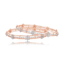Eternal Gleam Astra Diamond Bangle Set of 2