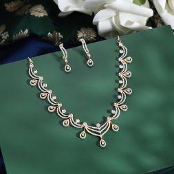 Festive Drop Motif Necklace Set