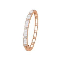 Contemporary 18KT Rose Gold Diamond Desired Bracelet