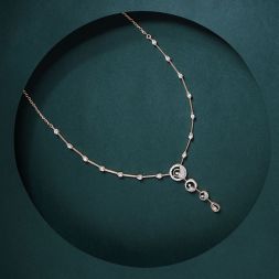 Luminous Diamond Rose Gold Necklace
