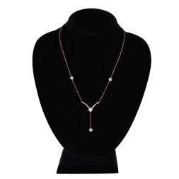 Brilliant Rose Gold and Diamond Chain Necklace