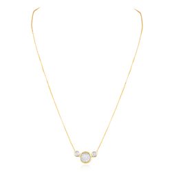 Modern Sparkle Diamond Necklace