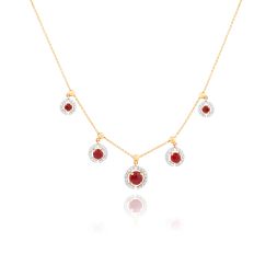 Regal Station Yellow Gold Diamond Necklace