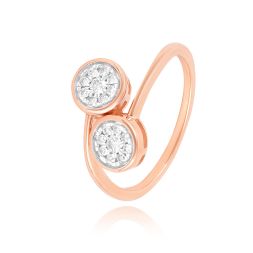 Modern Playful Diamond Ring