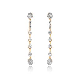 Grace Of Diamonds Drop Earrings