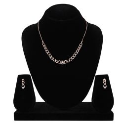 Cuban Diamond Accent Necklace Set