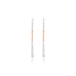 Luminous Casual Diamond Rose Earring