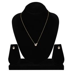 Ecletic Rose Gold and Diamond Necklace Set