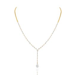 Grace Of Diamonds Lariat Necklace 