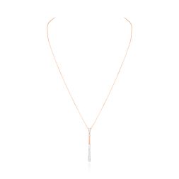 Elegant Casual Diamond Rose Necklace