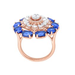 Whispering Roses Womens Diamond Ring