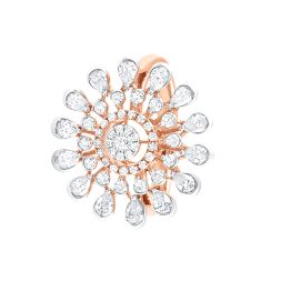 Rosy Serenade Womens Diamond Ring