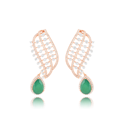 Beautiful Diamond Bridal Earrings
