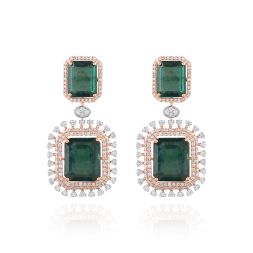 Striking Diamond Bridal Earrings