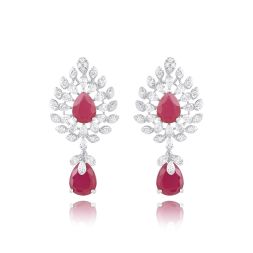 Love Drop Diamond Earrings
