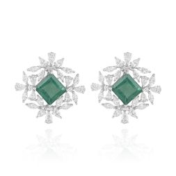 Graceful Diamond Bridal Earrings