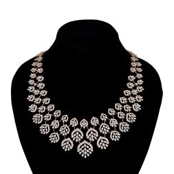 Illustrious Rose Gold and Diamond Necklace