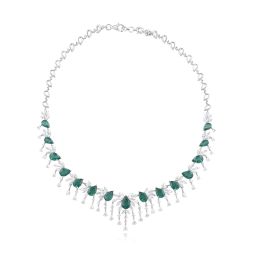 Luminous Bridal Diamond Necklace