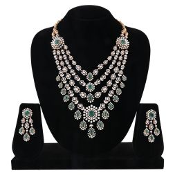 Royal Diamond Long Necklace Set