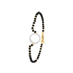 Elegant Diamond Mangalsutra Bracelet