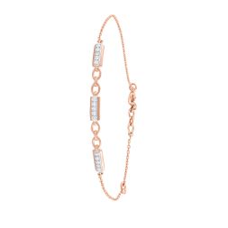 Elegant 18KT Rose Gold Women Bracelet