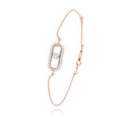Lovely 18KT Rose Gold Flexi Women Bracelet