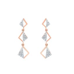 Timeless Diamond Dangler Earrings