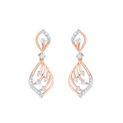 Celestial 14KT Gold Diamond Danglers