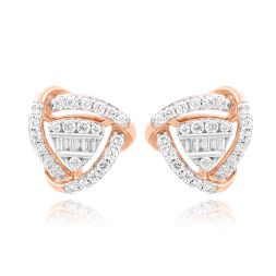 Charming 18KT Rose Gold Women Earring