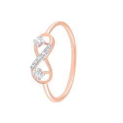 Enchanted Rose Gold Infinity Ring