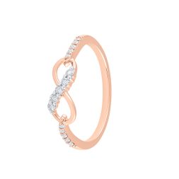 Rose Gold Majesty Infinity Ring