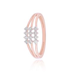 Rose Glow Glamour Womens Diamond Ring