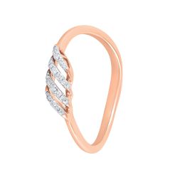 Elegant 14KT Rose Gold Women Ring