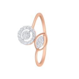 Elegant Geometric Diamond Ring