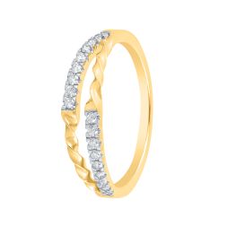 Twist of Love Diamond Ring
