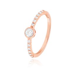 Casual Bloom Rose Gold Ring