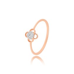 Clover Whisper Diamond Ring