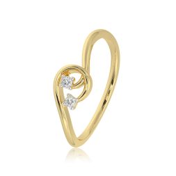 Sparkle 9KT Yellow Gold Diamond Ring