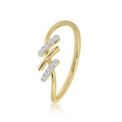 Everyday Minimal 9KT Yellow Gold Diamond Ring