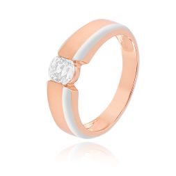 Contemporary Solitaire Diamond Ring