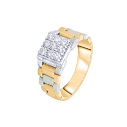 Diamond Ring For Men in 18KT Gold