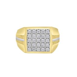 Classic Diamond Finger Ring For Men