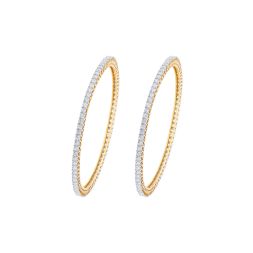 Attractive Crown Star Diamond Bangle Set of 2
