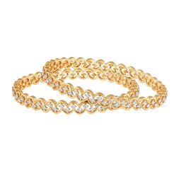 Shimmering Diamond Bangle