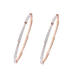 Trendy 18KT Rose Gold Bangle Set of 2